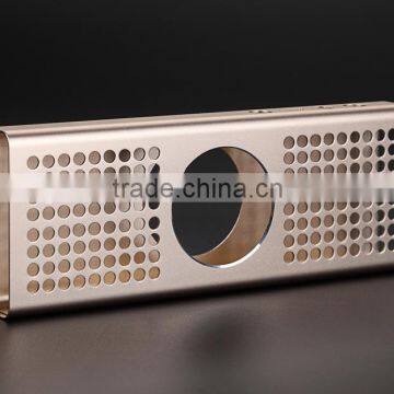 aluminium mini audio cover aluminium stamping manufacture factory in shenzhen china