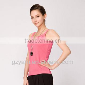 The new fashion colour coral red condole belt vest