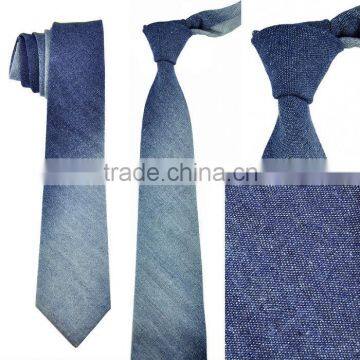 Denim ties/cotton ties/canvas ties/stone washed ties