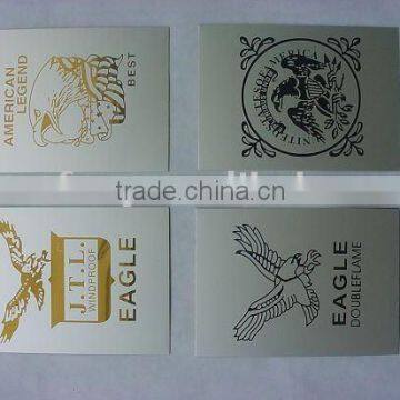 aluminum label with beautiful decorative patterens