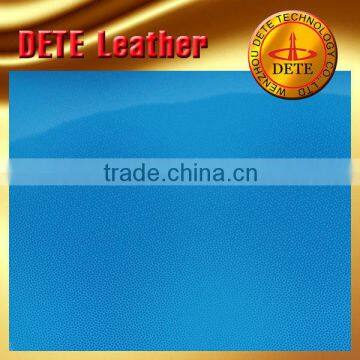 patent leather fabric with dot pattern raw material design textile leather wholesale fabric for patent leather handbags