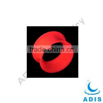Red Silicone Ear Taper Earring Plug
