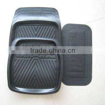 high quality 3d nbr car floor mat rubber black car mat