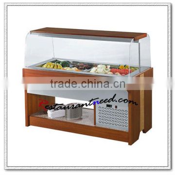 C259 Double Side Fancooling Restaurant Salad Bar