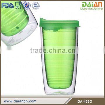 Custom Made Yellow Plastic Water Cup With Lid photo-5