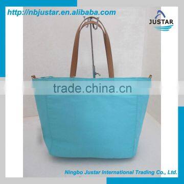 2015 New products promotional Shopping bag eco friendly canvas handade canvasshopping bag cotton blue shopping tote bag