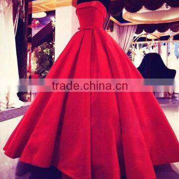 (MY3264) MARRY YOU Bridal Gown Off-shoulder Red Wedding Dress 2016