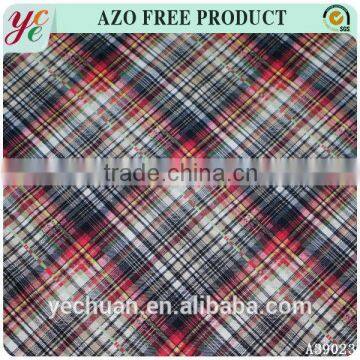 Designer check shirts for men china supplier 100% rayon fabric