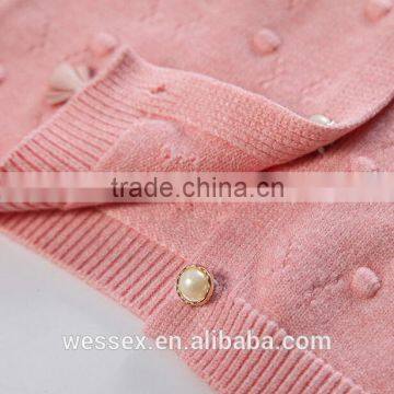 New Design Cardigan Computer Knitted Sweater for Big Girls photo-4