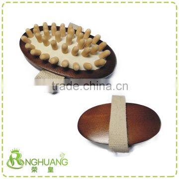 Wooden hand held body massager