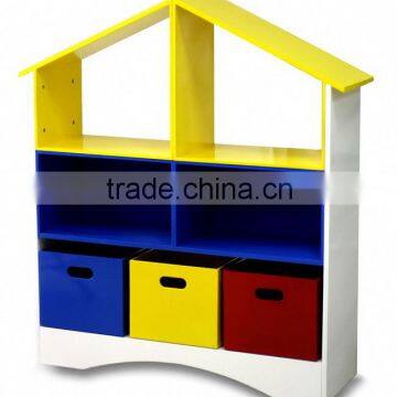 Children Kids Furniture Color Wooden Cabinet for Kindergarten School and Home