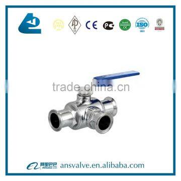 Three Way Galvanized Ball Valve