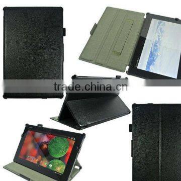 2013 New leather case cover for Sony Xperia Tablet Z