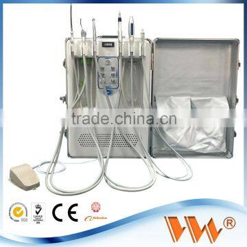 multi-function cheap mobile portable dental unit with air compressor