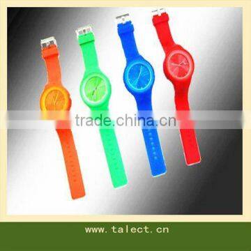 Healthy life ss com rubber watch promotional gifts