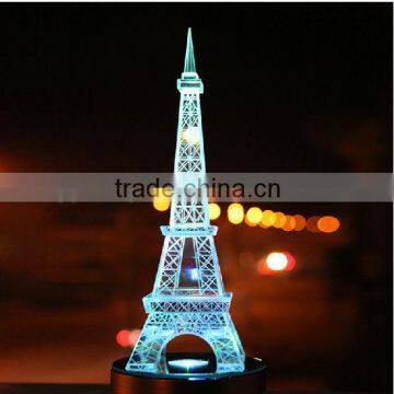 Fashion Crystal Effiel Tower Building For Collections