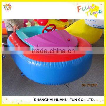 2015 Newly Design Motorized Kids Electric Bumper Boat With PVC Inflatable Tube Price photo-4