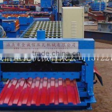4kw power automatic 760 metal shutter door roll forming machine with 5-7m/min