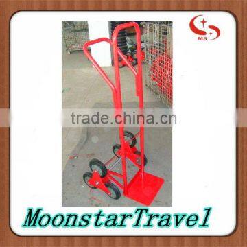 six wheel hand trolley for climbing stairs hand pull trolley