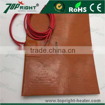 200x200mm 12v Flexible Silicone Rubber Heater Blanket