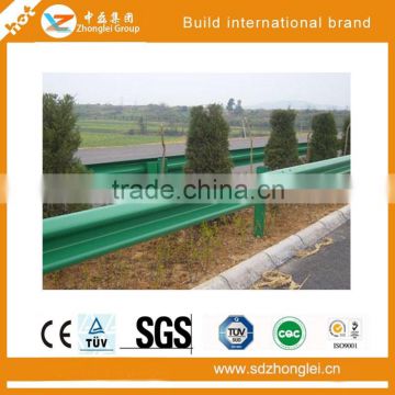 In the shandong zhonglei specializing in the production of highway guardrail, waveform guardrail