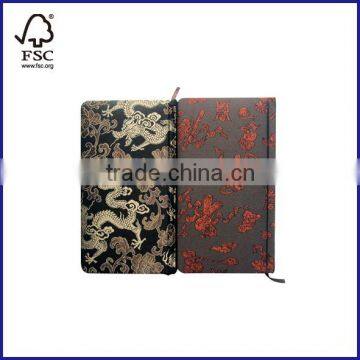 2 Subject Hardcover Notepad/diary College Ruled Fabric Cover photo-2