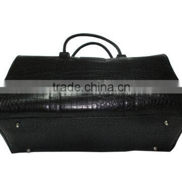 2016 New Good Quality Custom High Capacity Occidental PU PVC Leather Travel Bag With for Men photo-3