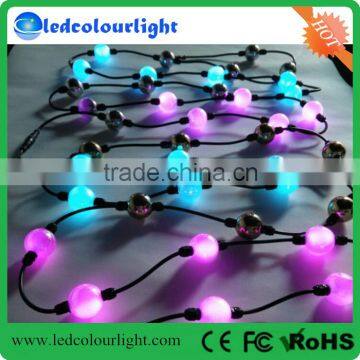 40mm outdoor led dmx rgb 3d ball light for theme park