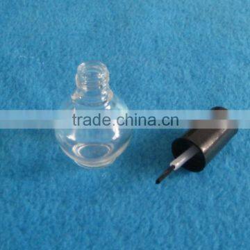 empty nail care glass bottle for sale