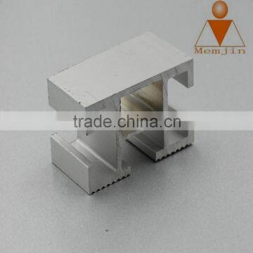 Aluminum extrusion frame for Solar panel support, 6000 series aluminum frame factory