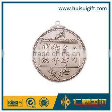 high quality wholesale custom high quality emboss metal medallion