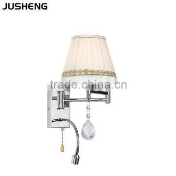 Modern indoor new design crystal table lighting wall mounted lamp