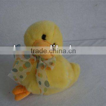 Cute plush animal easter duck