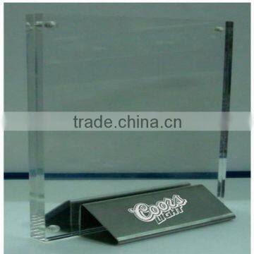 2015 HOT!! top quality large clear acrylic sign holder