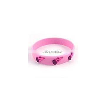 Custom Logo Cheap Silicone Thin Silicone Bracelet photo-4