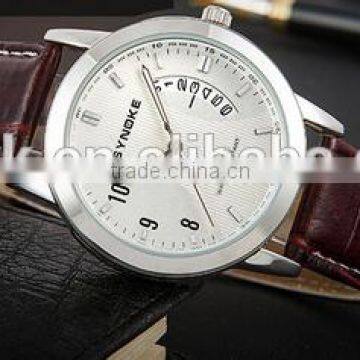 fashion Japan quartz movements leather man watch