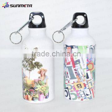 Sublimation Wholesale Aluminum Water Bottle 400ML White/Sliver (LH-12) photo-2