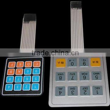 EL membrane switch with soft light super thin