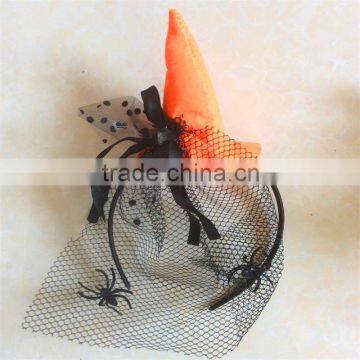 Custom Design Halloween Party Headband With Witch Hat Decor photo-3