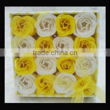 16pcs soap flower in gift box