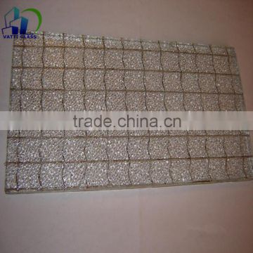 Good quality laminated wire glass price/clear safety wired glass for fire-proof glass door