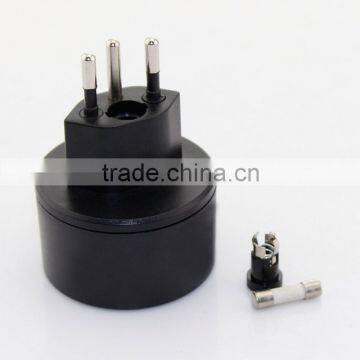 schuko plug adapter with fuse