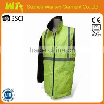 EN20471/343 reflective waterproof life working jacket with detachable sleeves