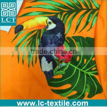 Unique Tropic Jungle Pattern Printed Cheap Promotional Sublimation Polo Tshirt photo-6