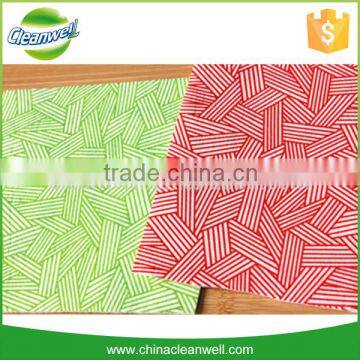 Cleaning Printed Non-woven Wipe Kitchen Cleaning Cloth