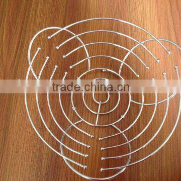 PF-FB01 stainless steel metal fruit basket with net cover