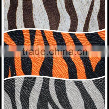 100% Polyester Cotton Fringe New Style China Linen Textiles Christmas Flocked Spray Print Fabric photo-6