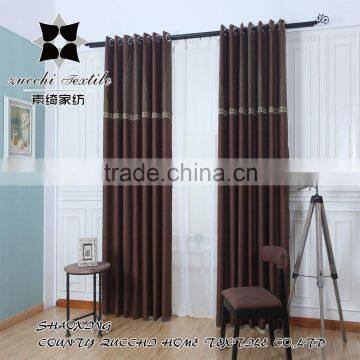 luxury 2016 new design curtain linen fabric curtain living room curtain drapes panels