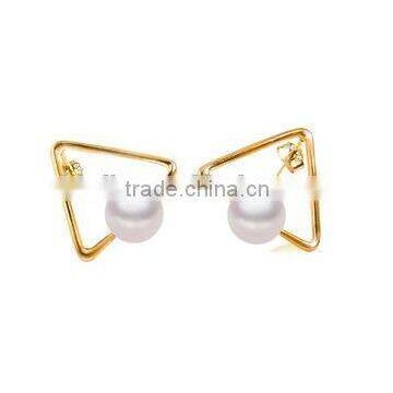 fashion jewelry online jewelry shop cheap pearl drop earrings gold