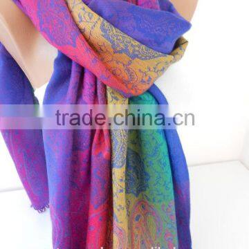 Pashmina Scarf Ombre Rainbow Scarf Spring Fall Winter Scarf